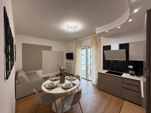Η κουζίνα ή μικρή κουζίνα στο Villa Strozzi - Modern Apartament