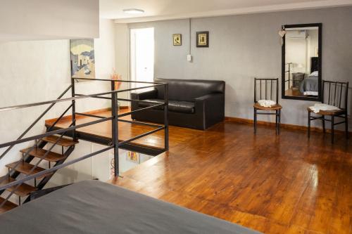 Χώρος καθιστικού στο Piran Loft