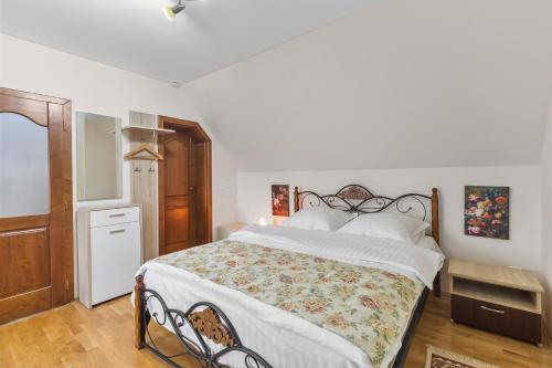 Ένα ή περισσότερα κρεβάτια σε δωμάτιο στο Casa Adam