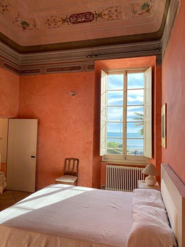 Ένα ή περισσότερα κρεβάτια σε δωμάτιο στο Casa Caterina