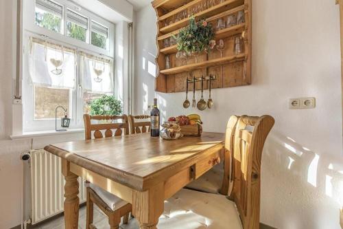 Kuchyň nebo kuchyňský kout v ubytování Wohnung Auszeit im Gutshof zum See