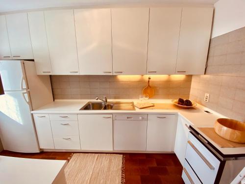 Η κουζίνα ή μικρή κουζίνα στο Apartament Loft Fiemme