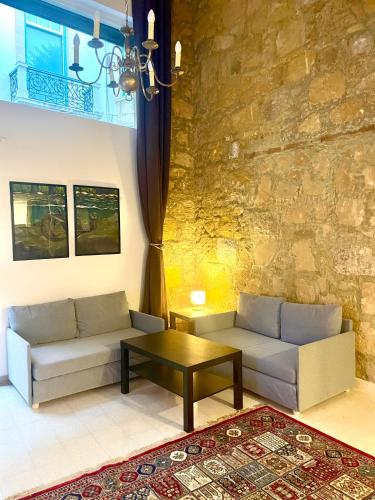 Гостиная зона в Klokkari Stays - Cozy Stay City Center By Platform 357