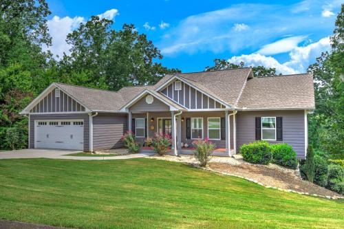 a house with a green lawn at The Winchester House - Serene Surroundings + Close to Downtown Jasper in West Brook