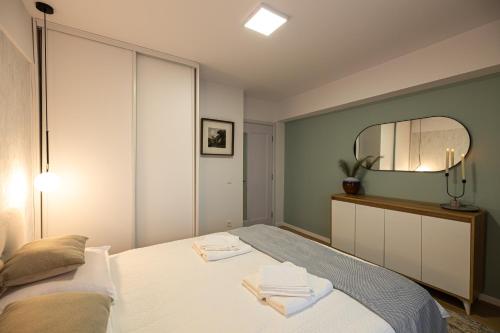 Ένα ή περισσότερα κρεβάτια σε δωμάτιο στο Modern, ultra central flat