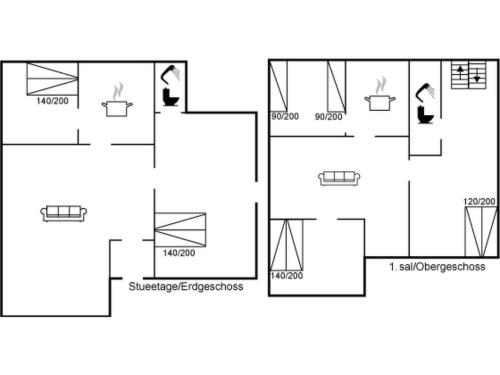 Κάτοψη του Holiday Home Feenja - 250m from the sea by Interhome