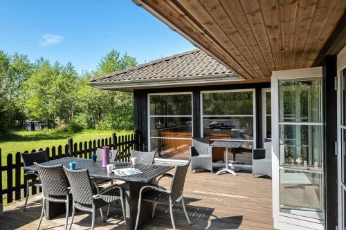 Balkón nebo terasa v ubytování JB908-Brovst-Kronvildtvej-190