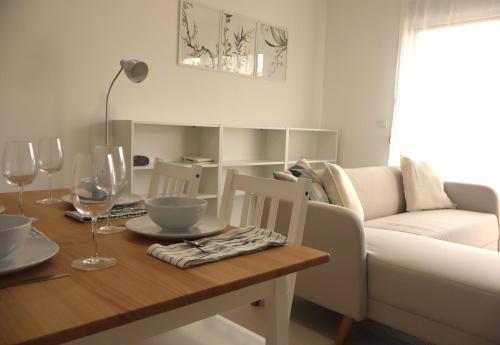 Posezení v ubytování Casa do Balneario