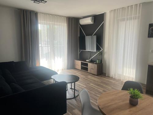 Χώρος καθιστικού στο Duży Apartament 3 pokoje Park City