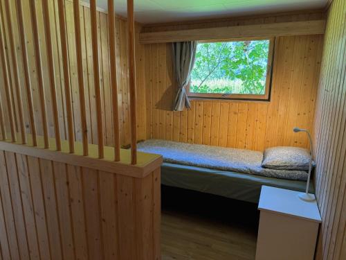 Katil atau katil-katil dalam bilik di Flåm Fjord Panorama House