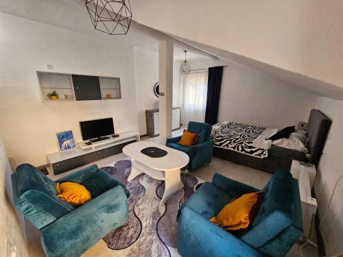 Χώρος καθιστικού στο Apartmani S Banja Luka