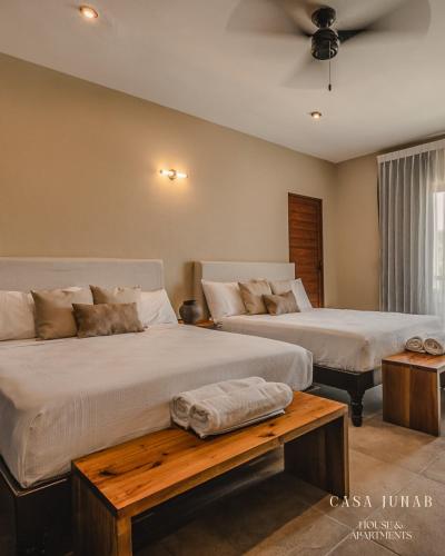 Krevet ili kreveti u jedinici u okviru objekta Casa Junab - Apartments