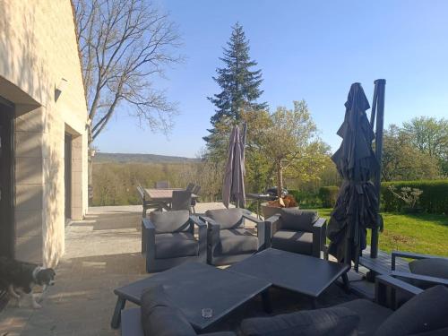 Posezení v ubytování Evasion Spa Oise