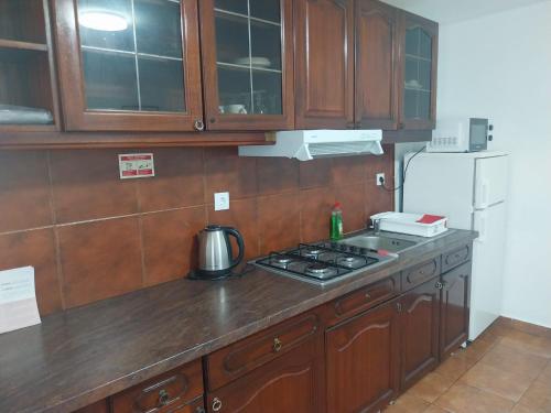 Dapur atau dapur kecil di Casa Santa Maria - apartamento A