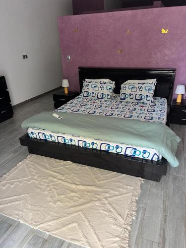 Cama o camas de una habitación en Aux chants d'oiseaux