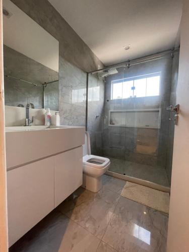 Et badeværelse på Casa de Campo vila velha Israel Retiro do Congo