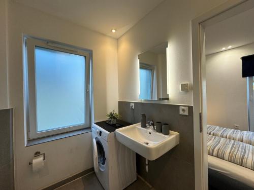 Μια τηλεόραση ή/και κέντρο ψυχαγωγίας στο Altstadtnahes Apartment