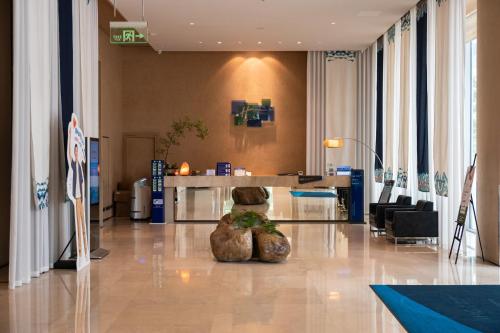 Χώρος καθιστικού στο Holiday Inn Express Chengdu Wenjiang Hotspring by IHG