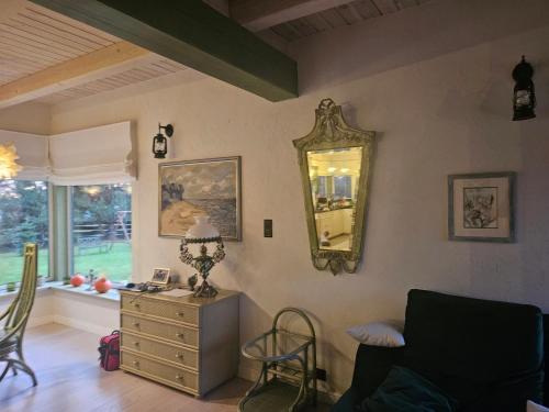 Posezení v ubytování Narie pod kormoranem