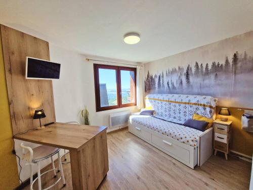 Studio 2 pers au pied des pistes - Ski et rando - FR-1-393-185