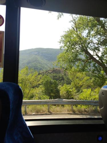 a view from a train window of the mountains at 3 bed - Sleeps 6 - Mountain View - Parking - Pets in Gli Angeli