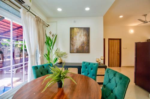 Χώρος καθιστικού στο Tranquil 3bhk Pvt Pool Villa