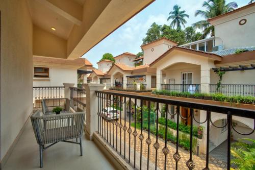 Μπαλκόνι ή βεράντα στο Tranquil 3bhk Pvt Pool Villa