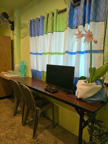TV a/nebo společenská místnost v ubytování Isla Echague