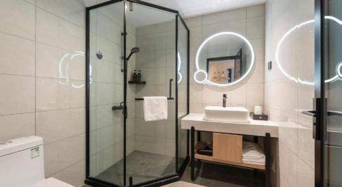 Ένα μπάνιο στο GreenTree Inn Weihai Port