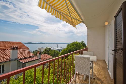 En balkon eller terrasse på Apartments Vucetic