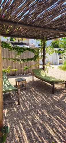 Ein Garten an der Unterkunft Iaia apartments