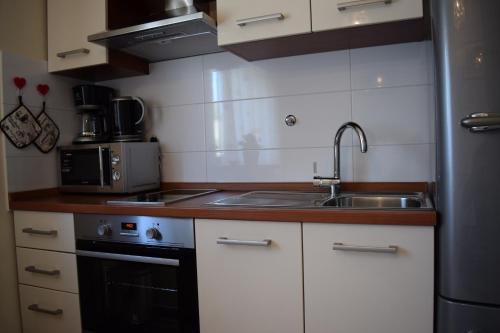 Kuchyň nebo kuchyňský kout v ubytování Guesthouse Marko