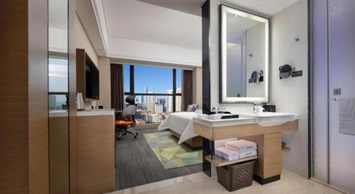 Posezení v ubytování Hampton By Hilton ChangSha XingSha