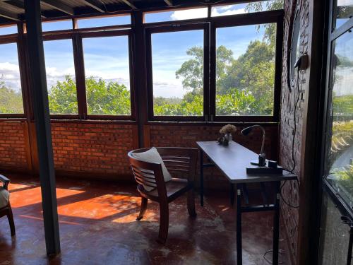 Balkoni atau teres di Eco Stay Studio