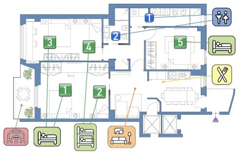 StayEasy Big panoramic apartment - Central Station