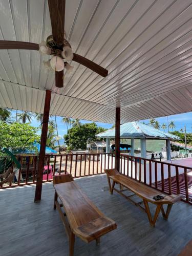 Μπαλκόνι ή βεράντα στο Cupids Cabin Beach