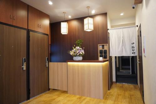 竹橋別邸にあるキッチンまたは簡易キッチン