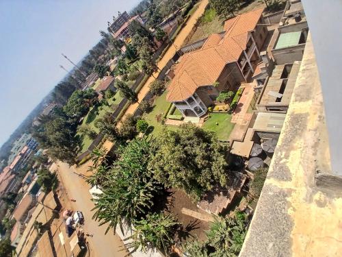 an aerial view of a house on a hill at Residence Next Door Green Zone in Kiambu