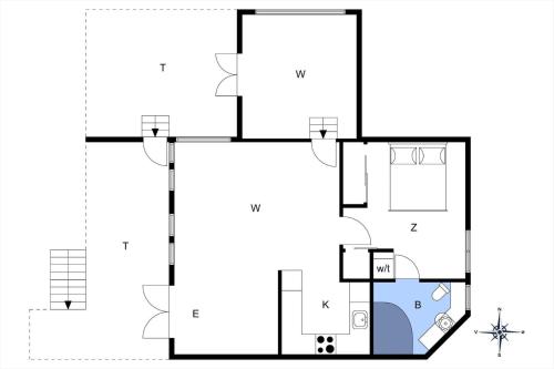 a floor plan of a house at 1469-N-Hornbaek-Kystvej-34-lej-2 in Hornbæk