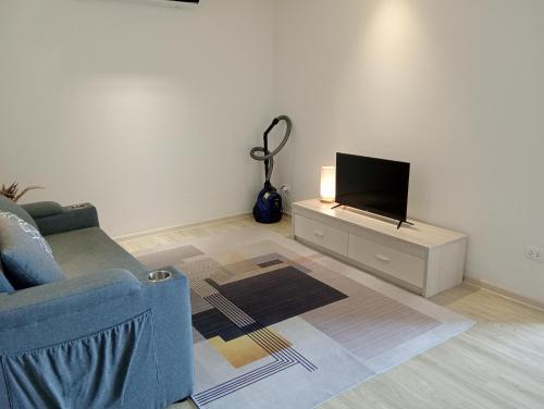 Χώρος καθιστικού στο Bleu Condo - A209