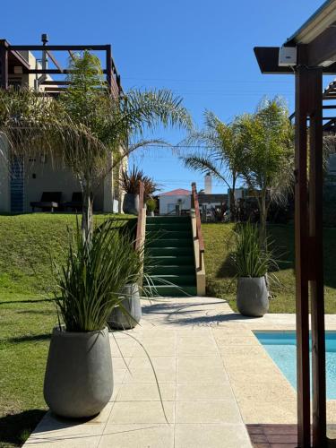Bazén v ubytování Los Caracoles Piscina & Spa nebo v jeho okolí