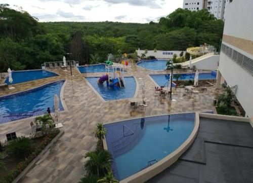 Kolam renang di atau dekat dengan Park Veredas - Flat 216