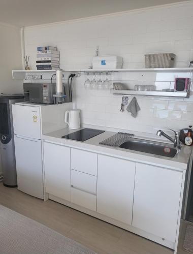 Dapur atau dapur kecil di 판다하우스