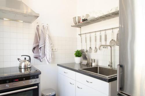 Η κουζίνα ή μικρή κουζίνα στο Leipzig Mitte - Gottschedstraße !