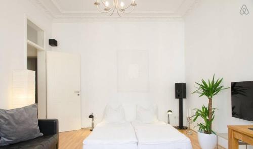 Ένα ή περισσότερα κρεβάτια σε δωμάτιο στο Leipzig Mitte - Gottschedstraße !