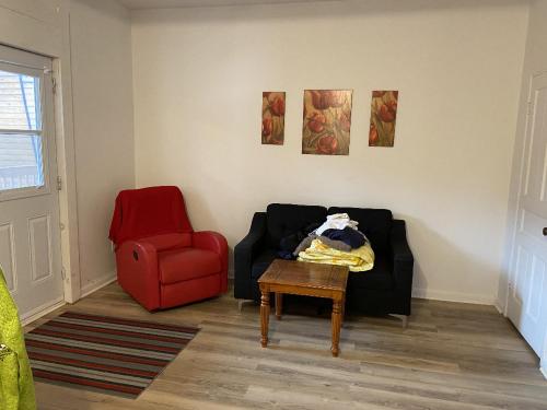 Posezení v ubytování Grand Logement Chaleureux