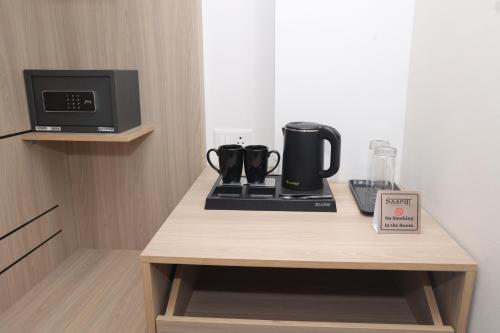 Kuchyň nebo kuchyňský kout v ubytování Saarya - A Boutique Hotel