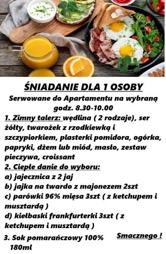 Jídlo v apartmánu nebo okolí