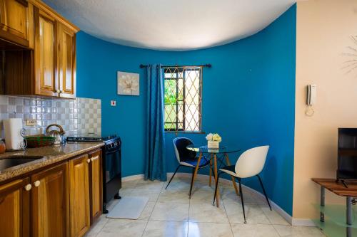 Kuchyň nebo kuchyňský kout v ubytování DW apartments