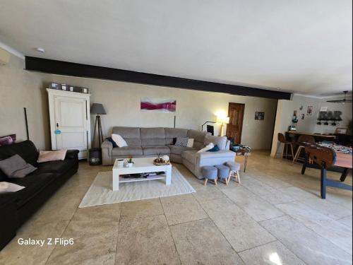 Non-smoking house between Nîmes and Avignonにあるシーティングエリア